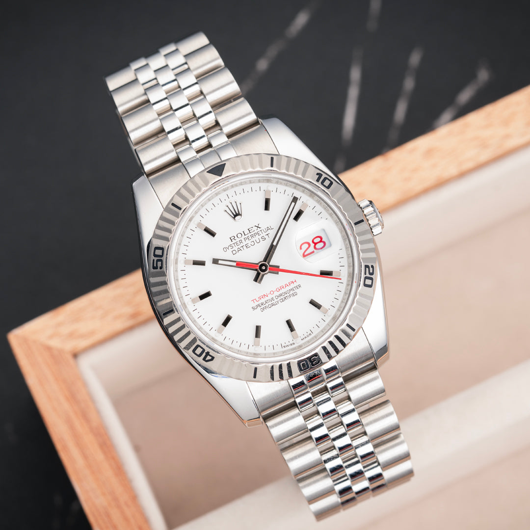 2006 Rolex Datejust Turn-O-Graph Ref. 116264 with Box & Papers