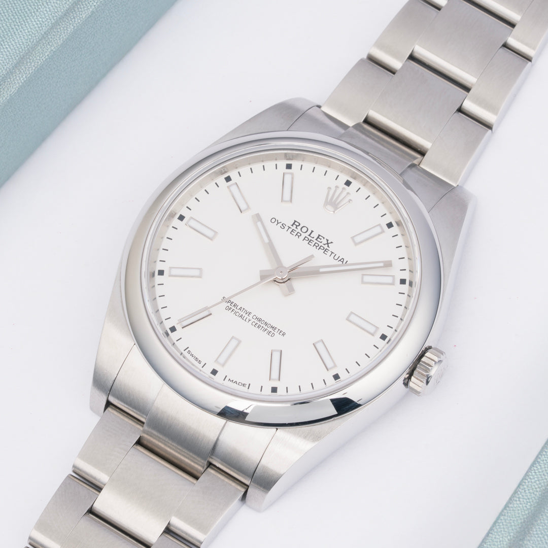 2019 Rolex Oyster Perpetual Ref. 114300 with Box & Papers