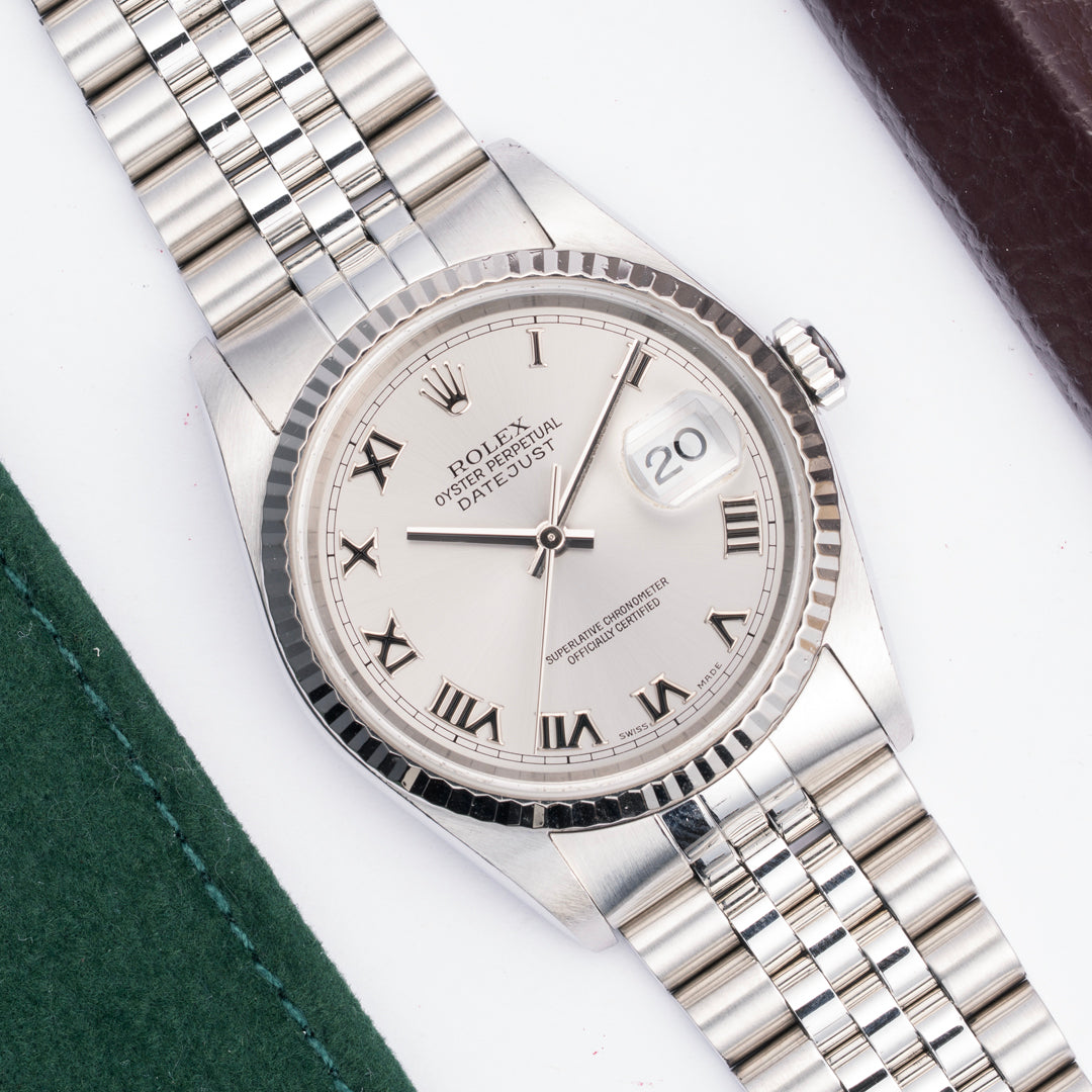 2004 Rolex Datejust Ref. 16234 Rhodium Dial