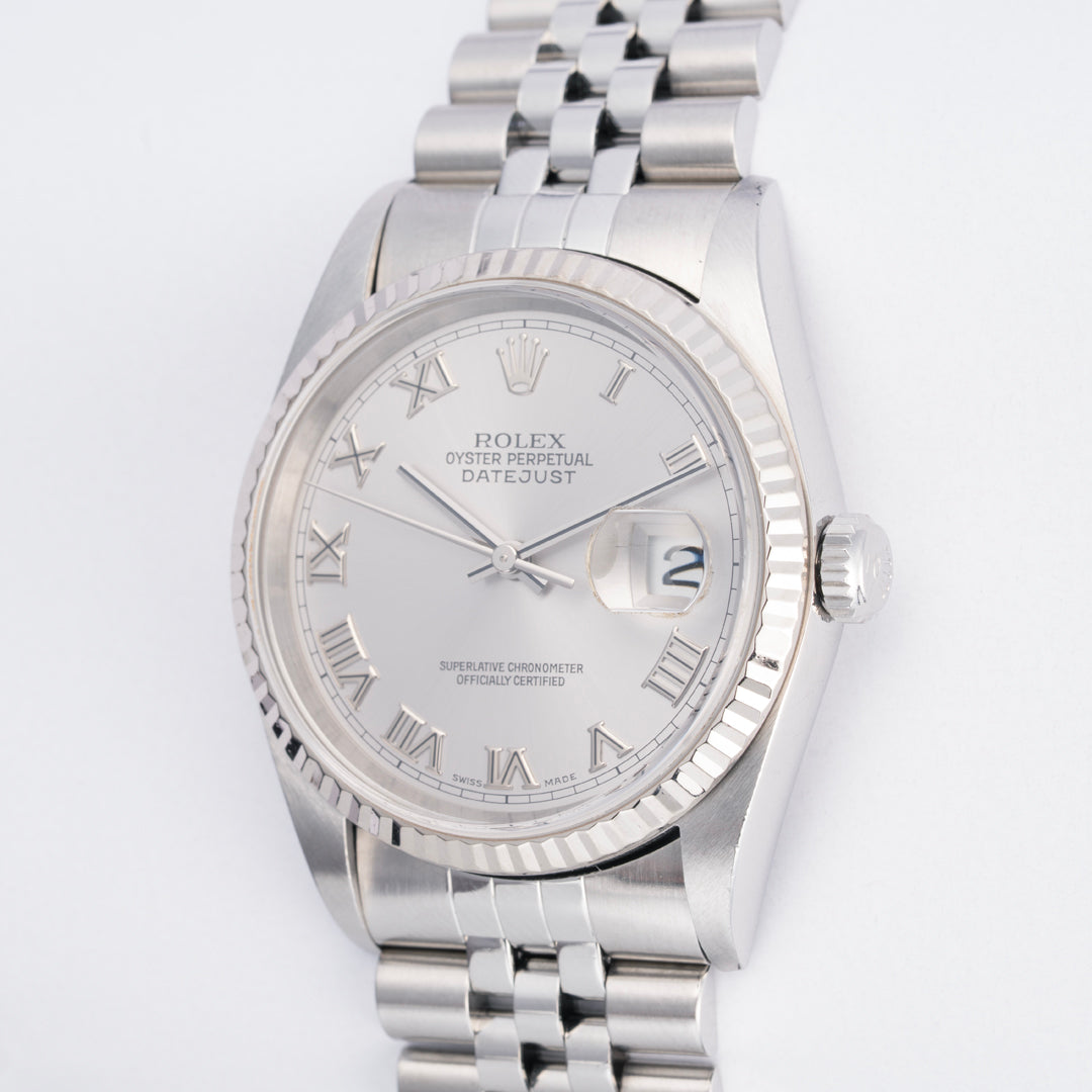 2004 Rolex Datejust Ref. 16234 Rhodium Dial