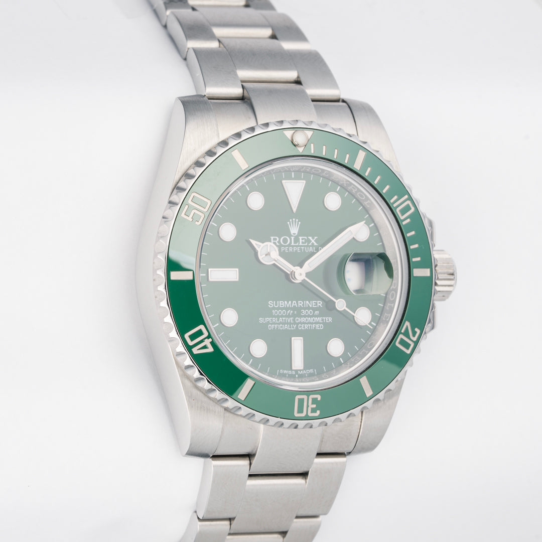 2016 Rolex Submariner Date "Hulk" Ref. 116610LV with Box & Papers