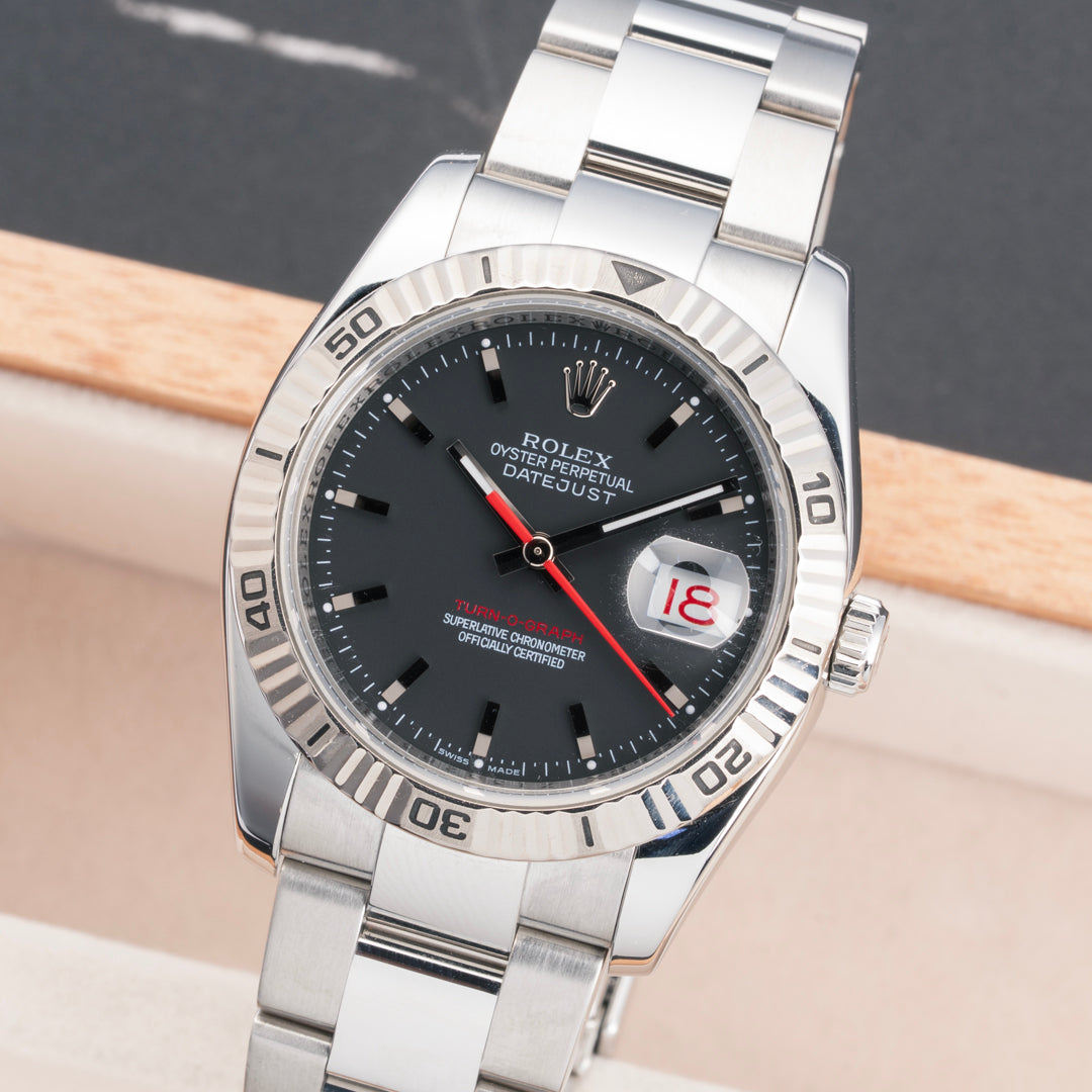 2007 Rolex Datejust Turn-O-Graph Ref. 116264 with Box & Papers