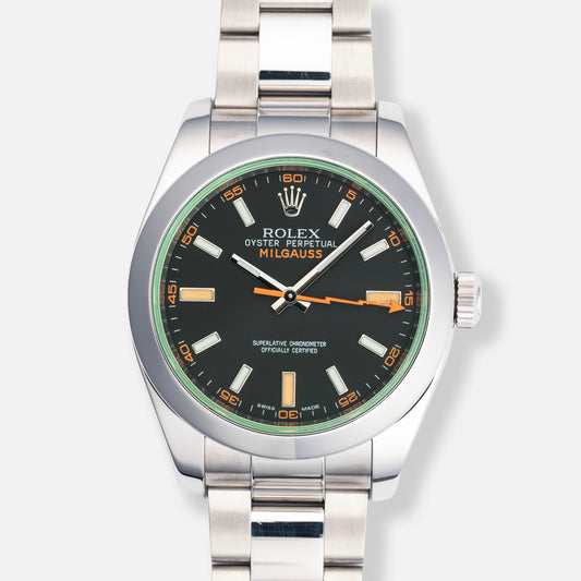 2012 Rolex Milguass Ref. 116400GV with Box & Papers
