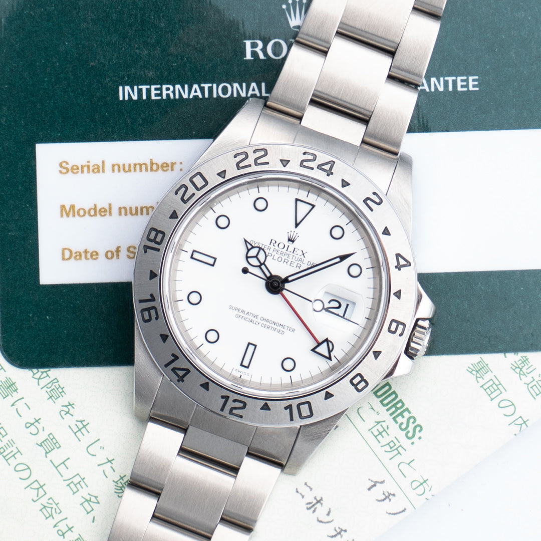 2000 Rolex Explorer II Ref. 16570 with Box & Papers