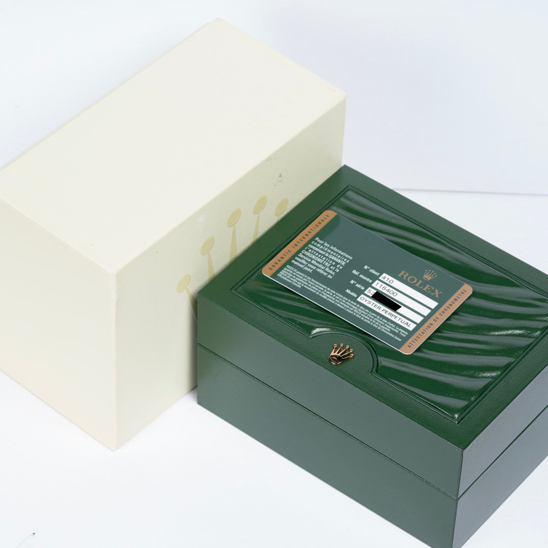 2014 Rolex Milguass Ref. 116400 with Box & Papers