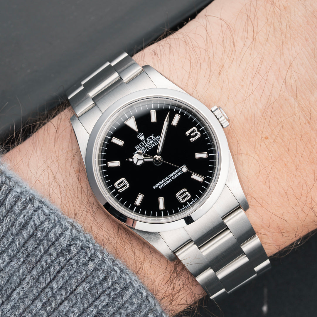 2002 Rolex Explorer Ref. 114270 with Papers