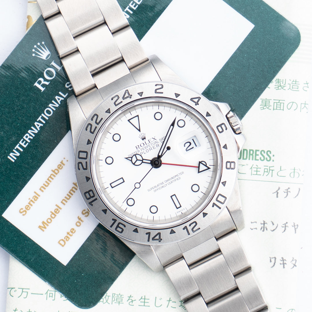 2000 Rolex Explorer II Ref. 16570 with Box & Papers