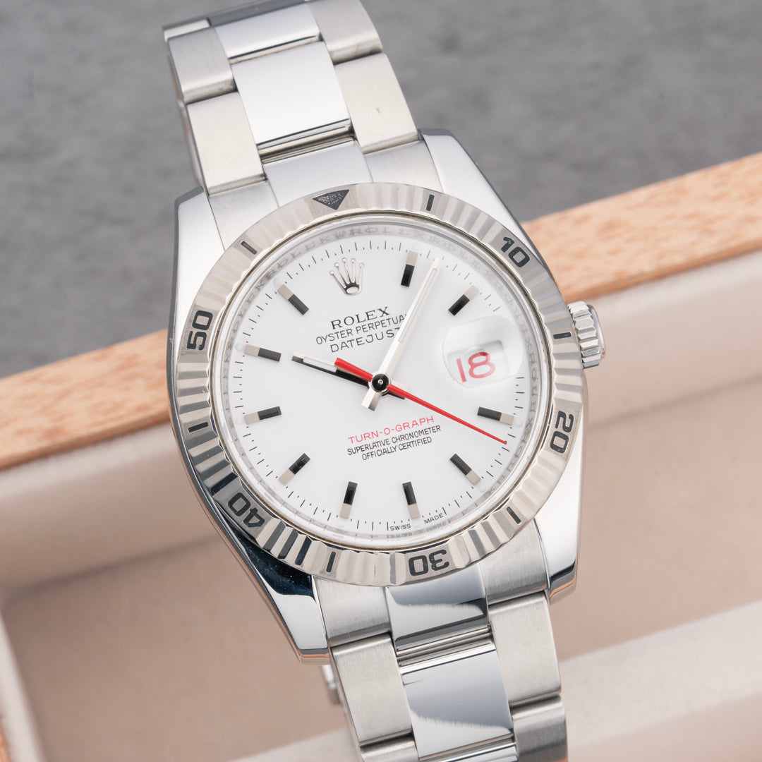 2007 Rolex Datejust Turn-O-Graph Ref. 116264 with Box & Papers