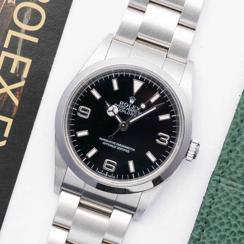 2002 Rolex Explorer Ref. 114270 with Box & Papers