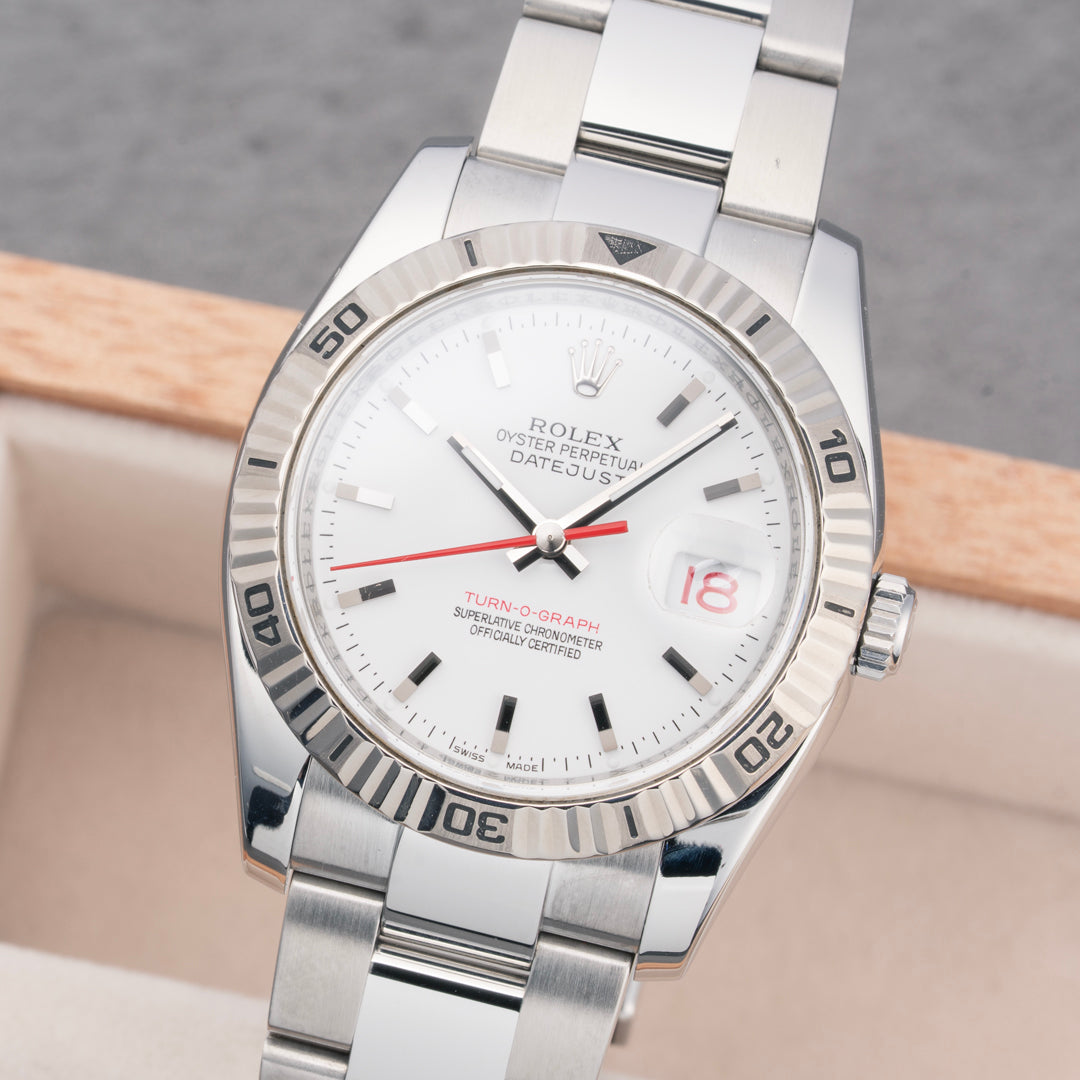 2007 Rolex Datejust Turn-O-Graph Ref. 116264 with Box & Papers
