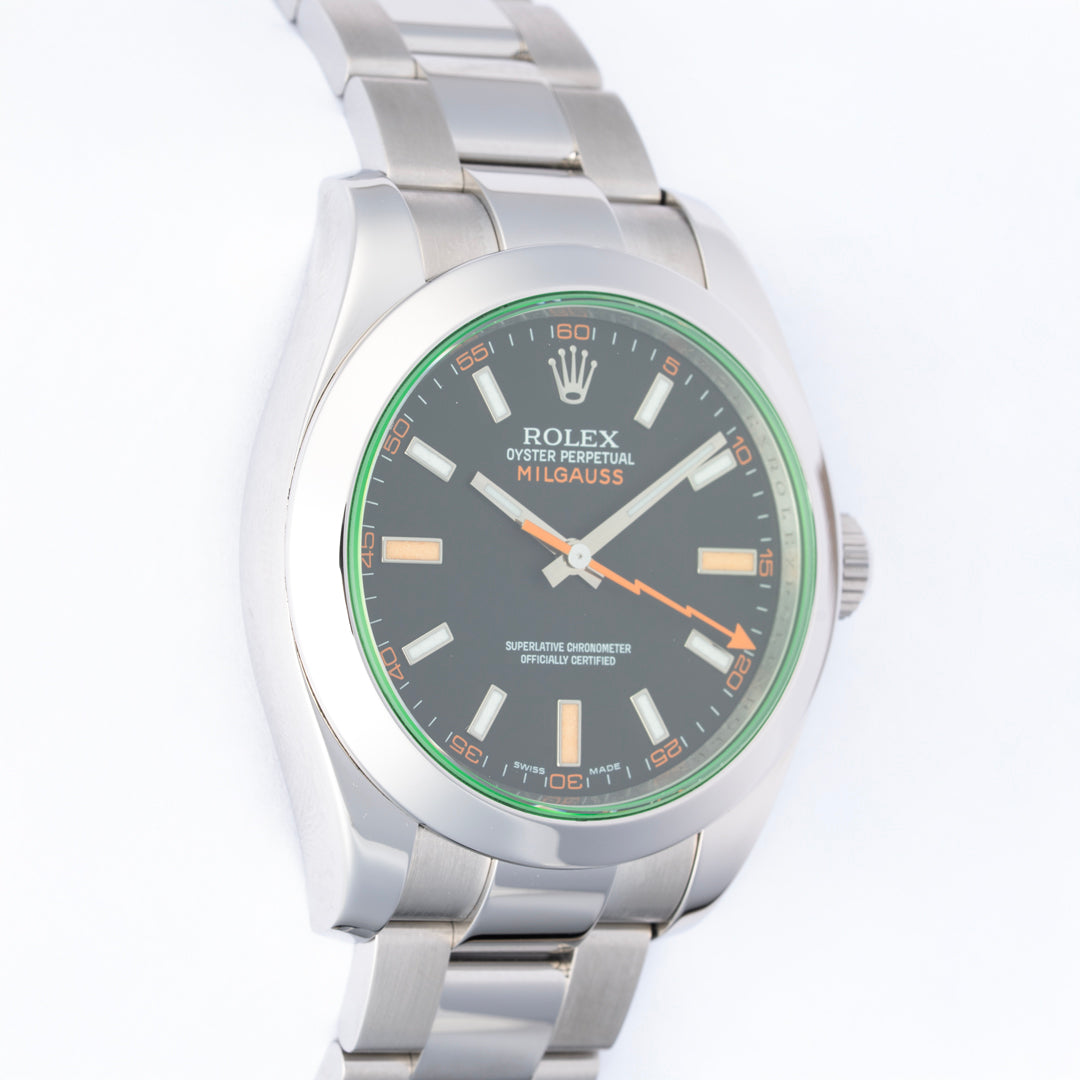 2010 Rolex Milguass Ref. 116400GV with Box & Papers