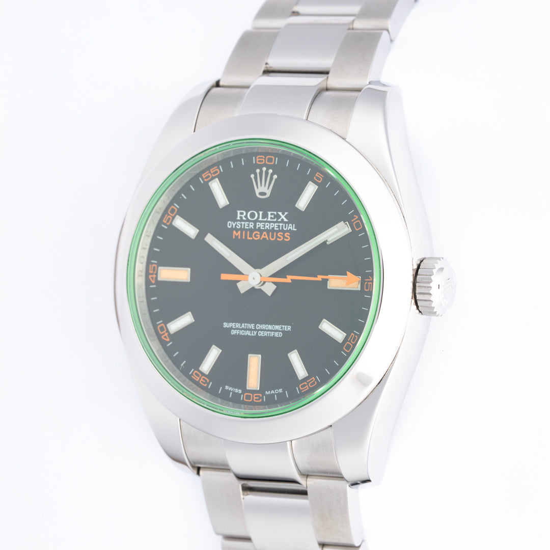 2010 Rolex Milguass Ref. 116400GV with Box & Papers