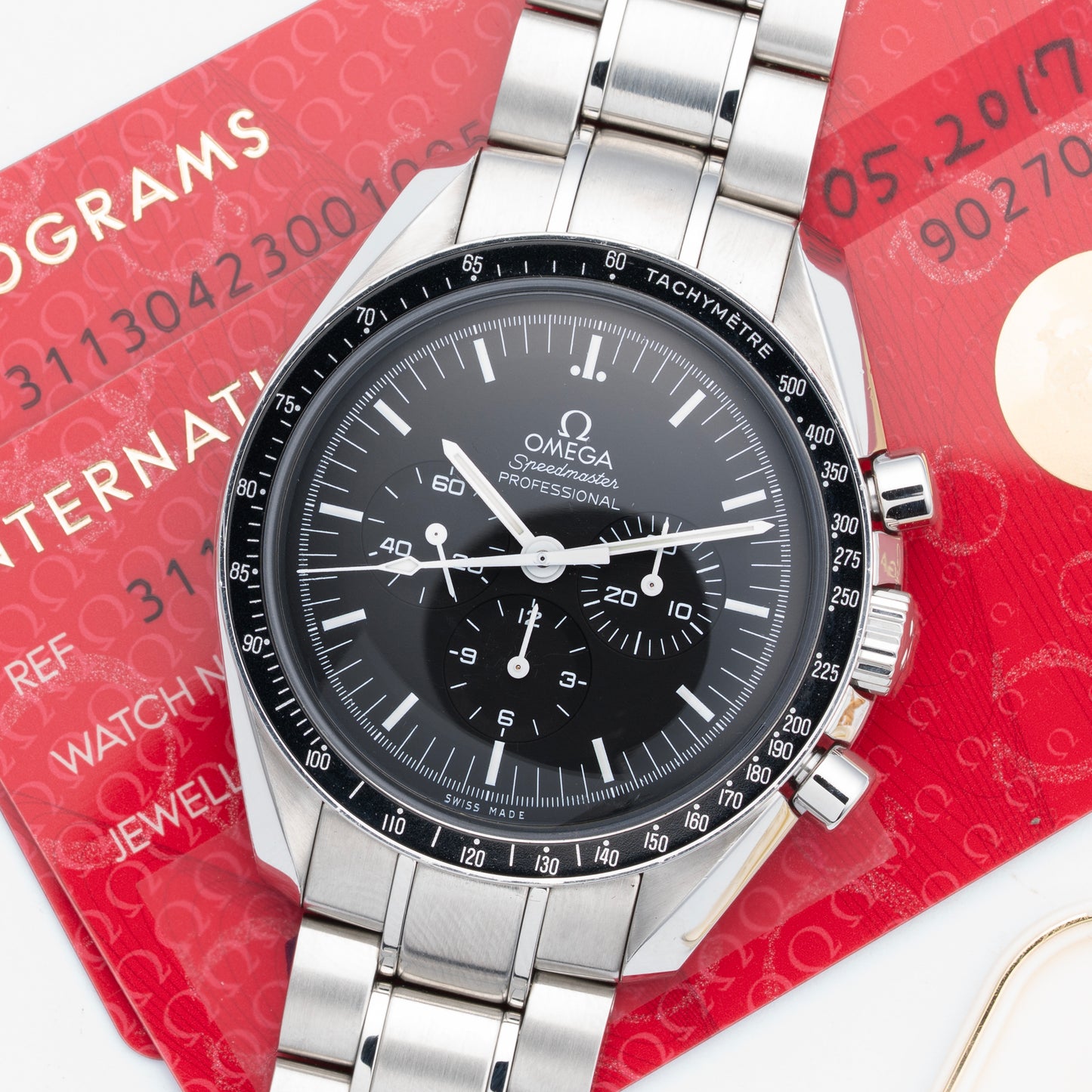 2017 Omega Speedmaster Ref. 311.30.42.30.01.005 with Papers