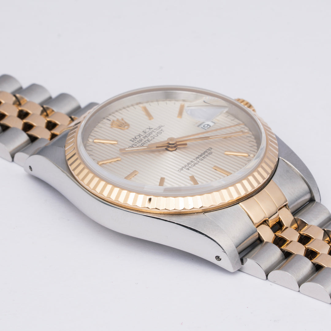 1989 Rolex Datejust Ref. 16233 with Silver Tapestry Dial