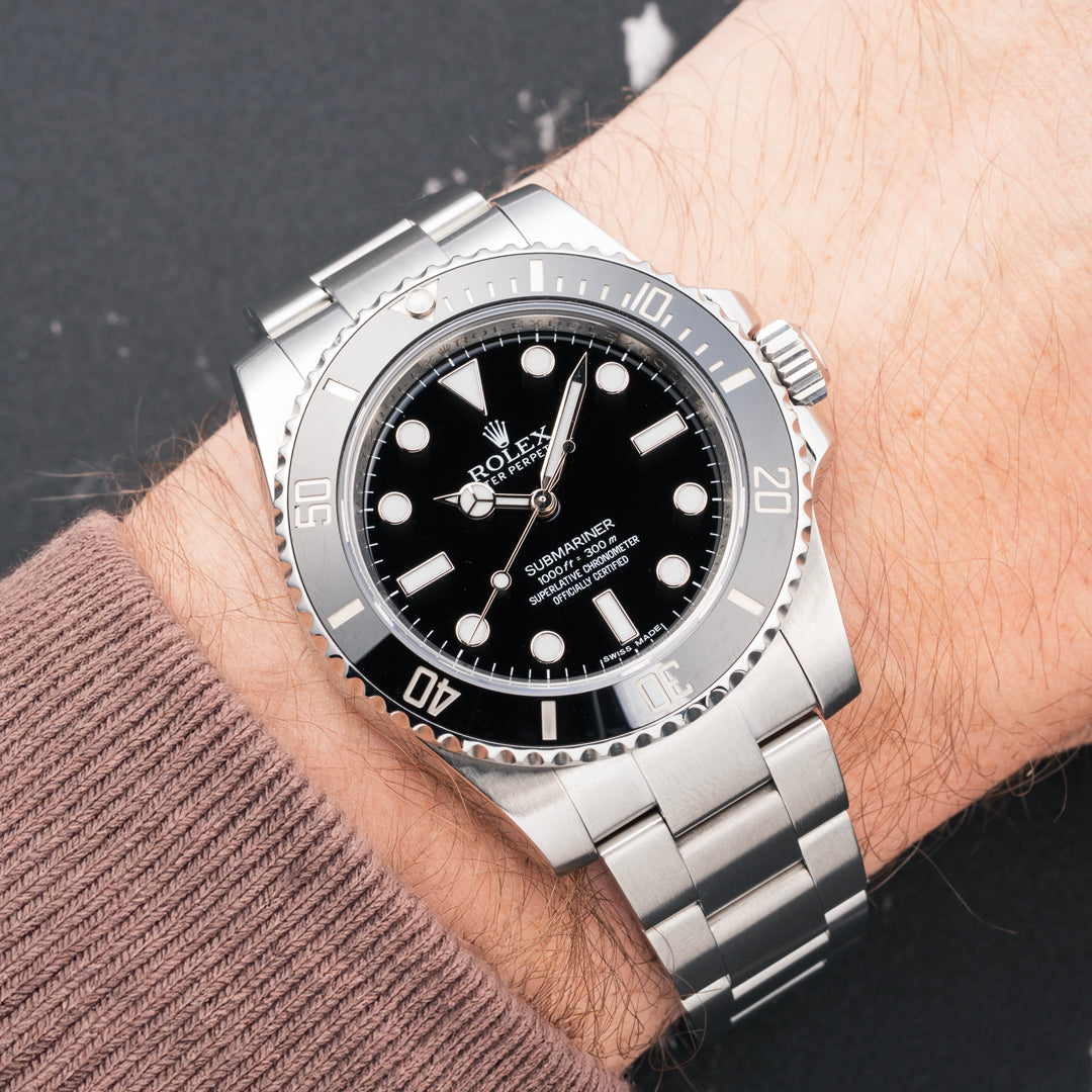 2015 Rolex Submariner Ceramic Ref. 114060 with Box & Papers