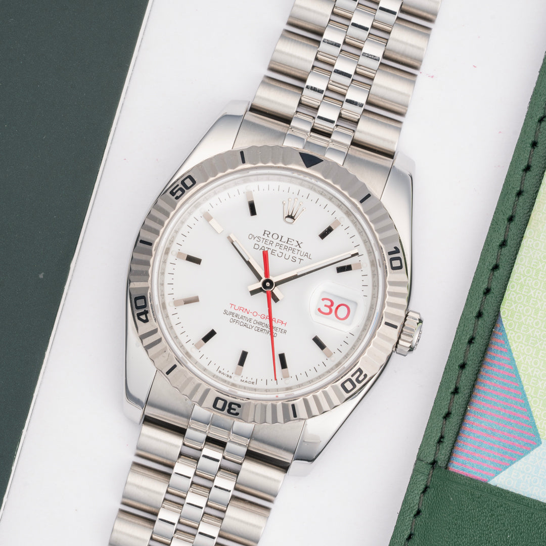 2006 Rolex Datejust Turn-O-Graph Ref. 116264 with Box & Papers
