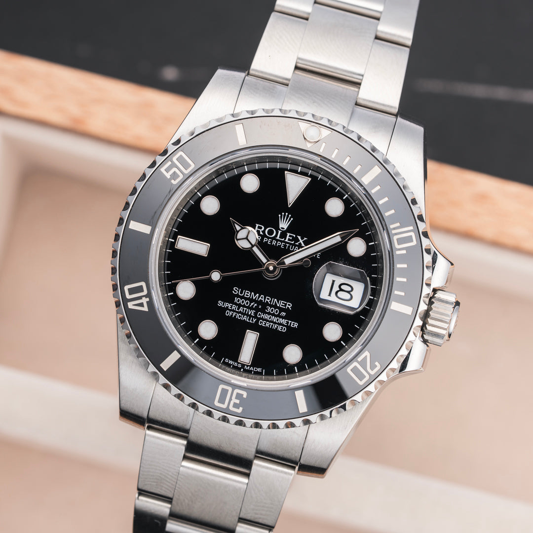 2013 Rolex Submariner Ceramic Ref. 116610LN with Box & Papers