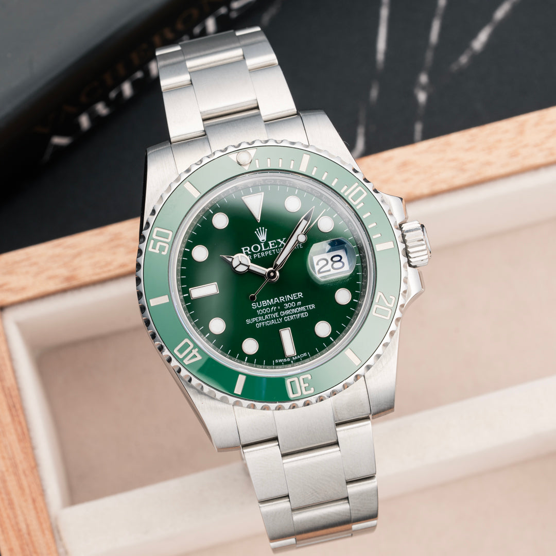 2016 Rolex Submariner Date "Hulk" Ref. 116610LV with Box & Papers