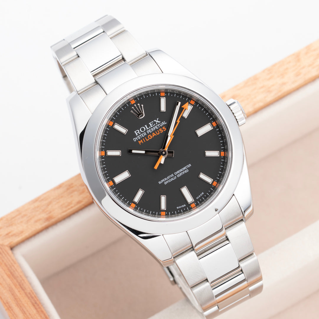 2014 Rolex Milguass Ref. 116400 with Box & Papers