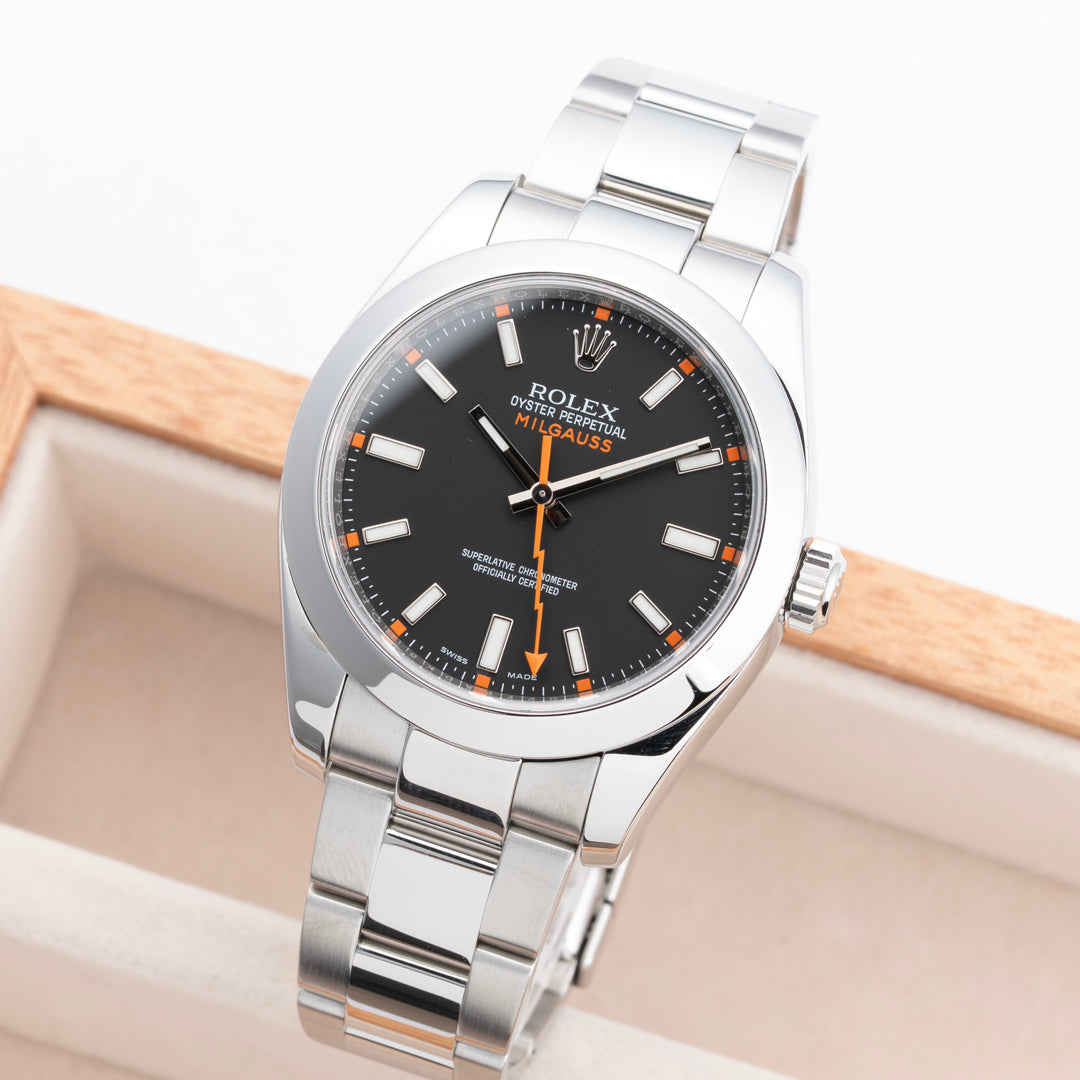 2014 Rolex Milguass Ref. 116400 with Box & Papers