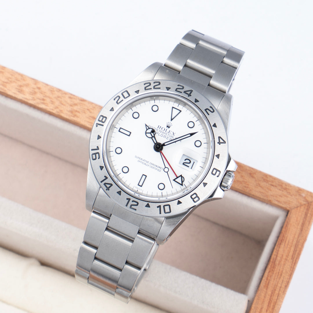 2000 Rolex Explorer II Ref. 16570 with Box & Papers