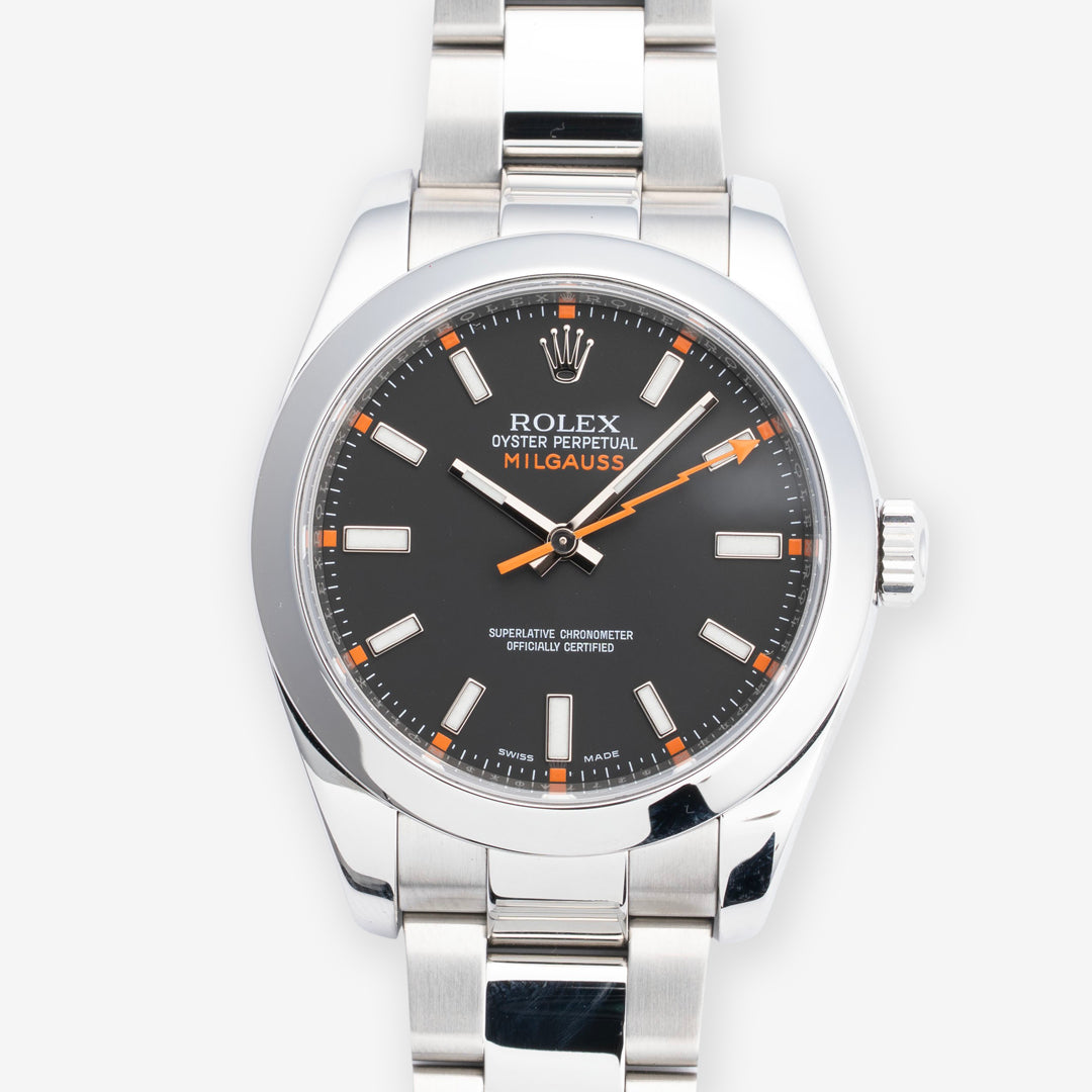 2014 Rolex Milguass Ref. 116400 with Box & Papers