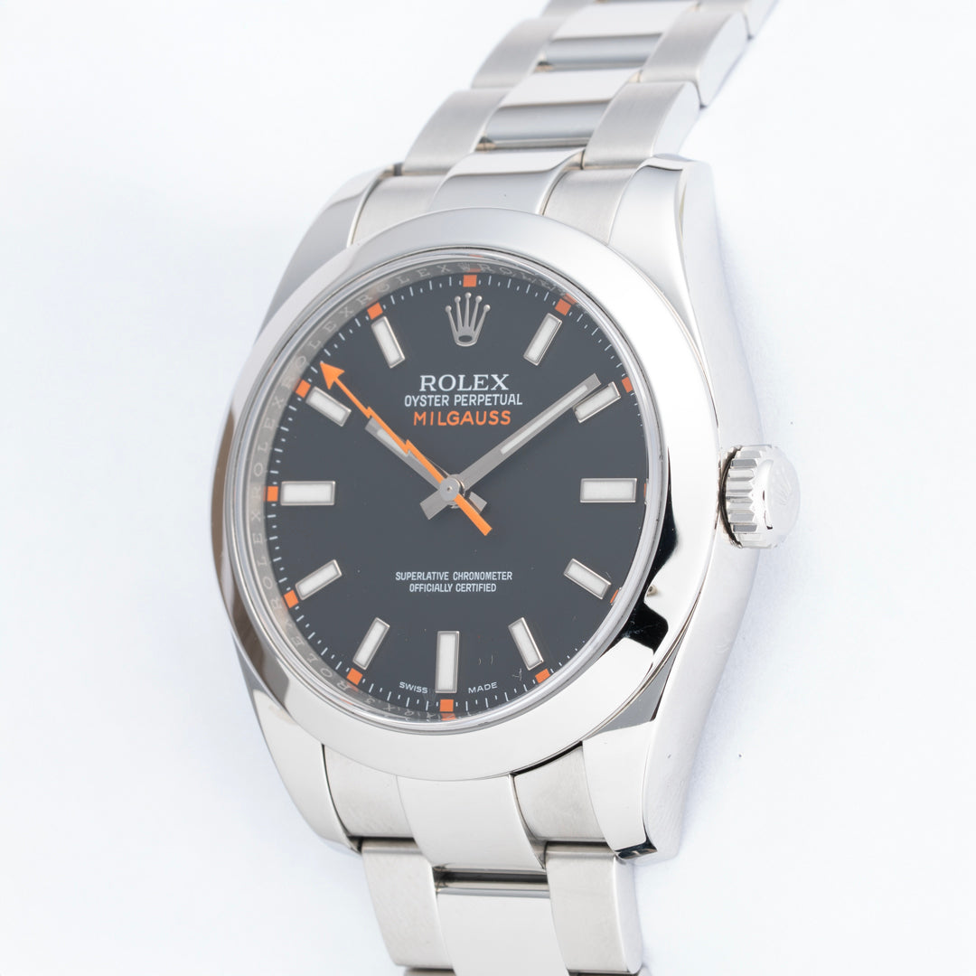 2014 Rolex Milguass Ref. 116400 with Box & Papers