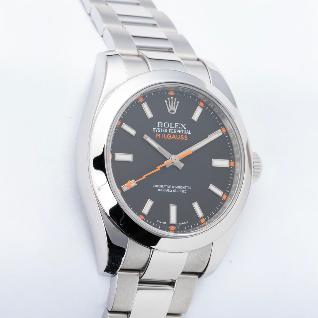 2014 Rolex Milguass Ref. 116400 with Box & Papers