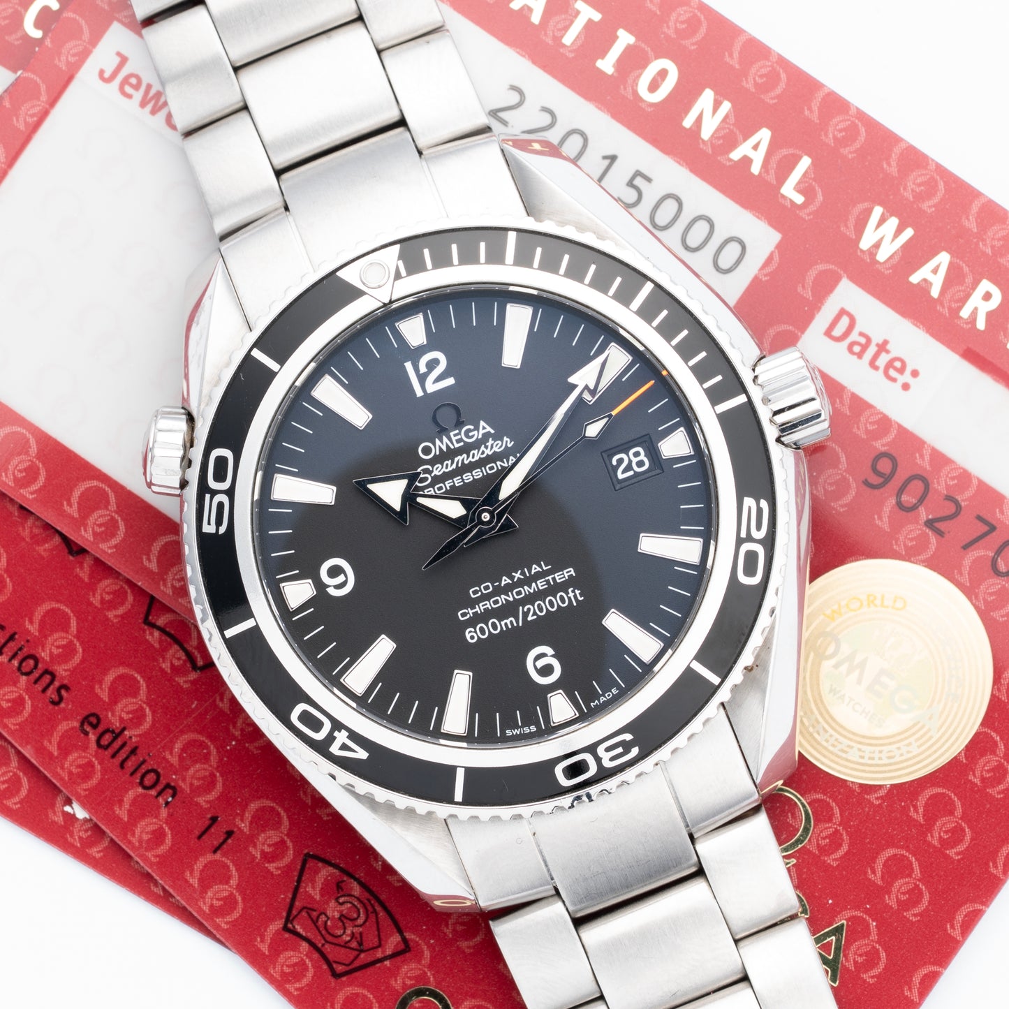 2007 Omega Seamaster Planet Ocean Ref. 2201.50 with Box & Papers