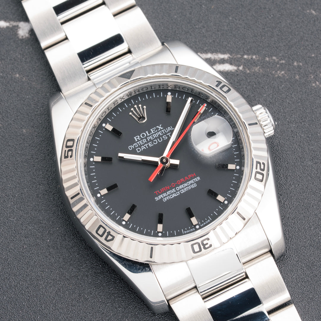 2007 Rolex Datejust Turn-O-Graph Ref. 116264 with Box & Papers