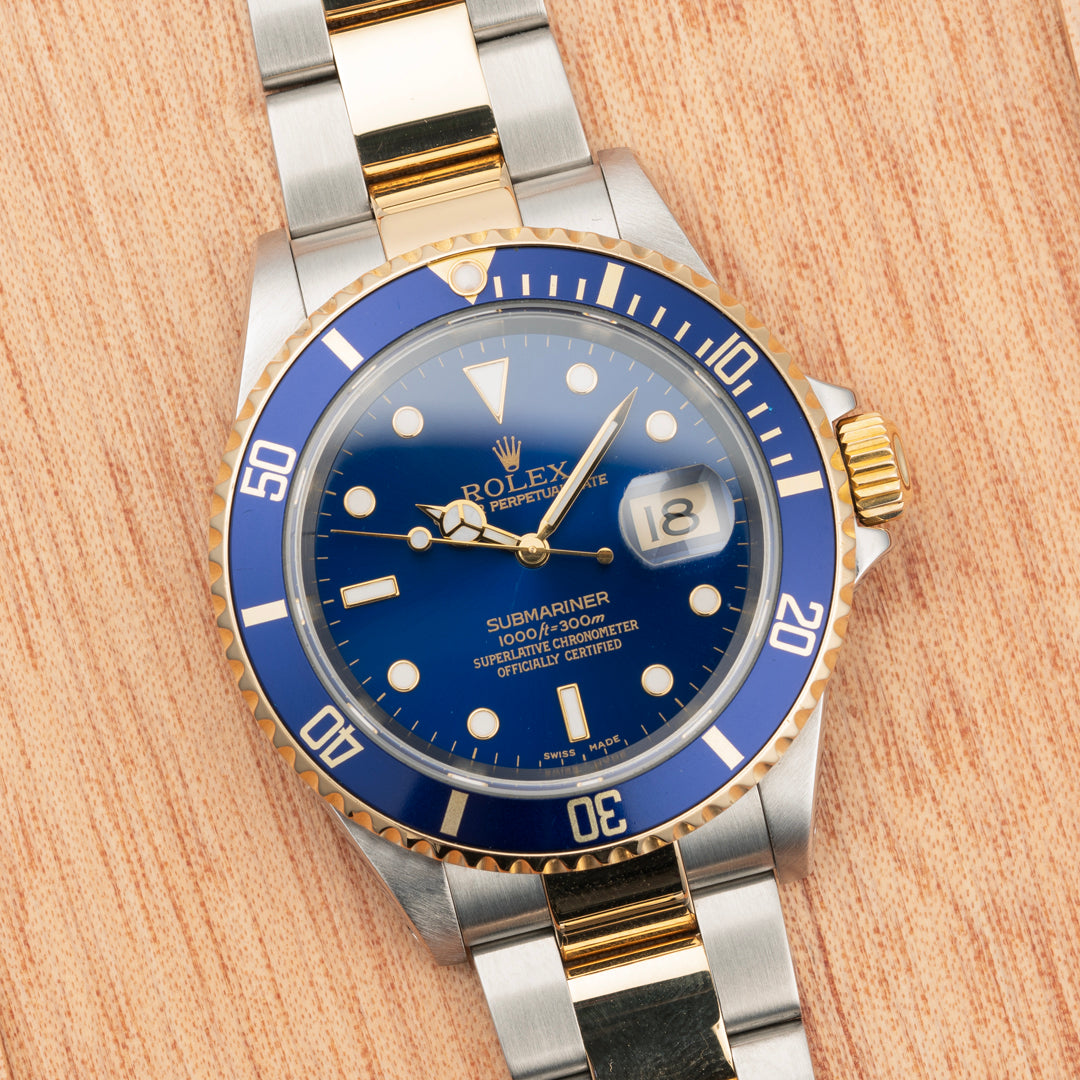2002 Rolex Submariner Date 'Bluesy' Ref. 16613 with Box & Papers