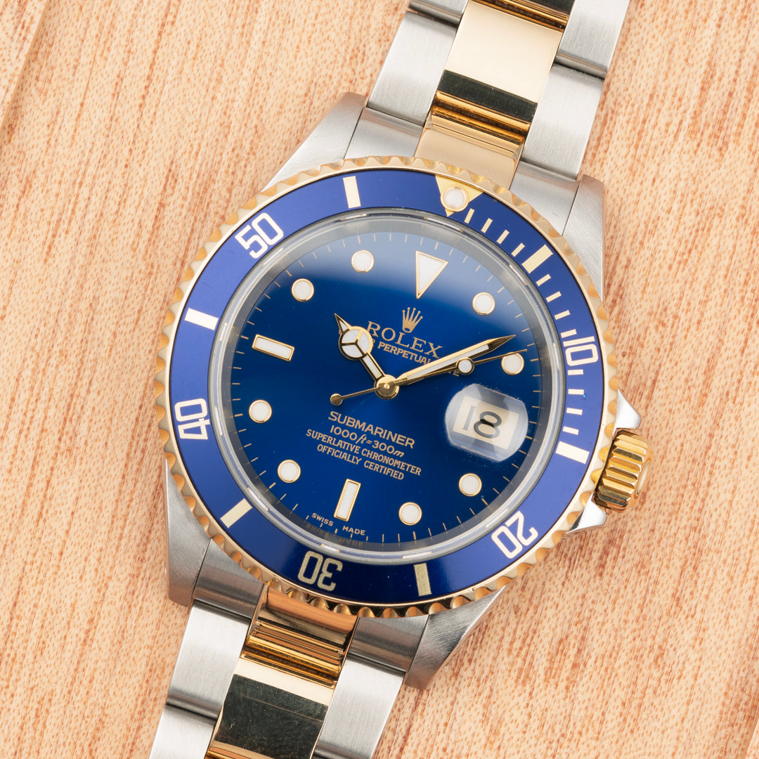 2002 Rolex Submariner Date 'Bluesy' Ref. 16613 with Box & Papers