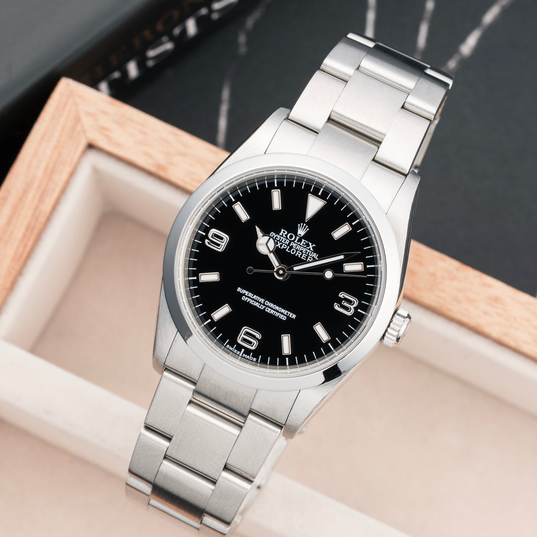 2002 Rolex Explorer Ref. 114270 with Papers