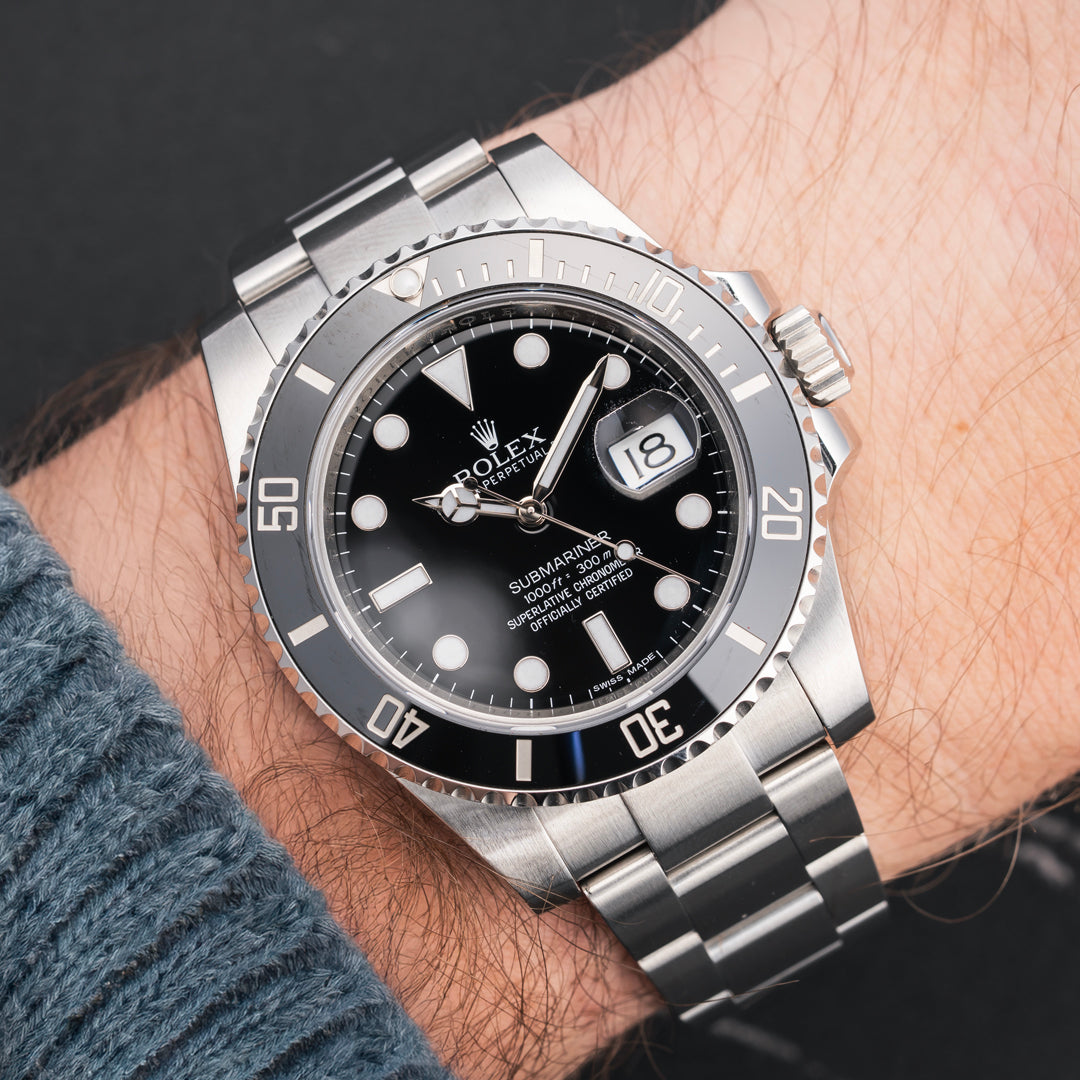 2018 Rolex Submariner Ceramic Ref. 116610LN with Box & Papers