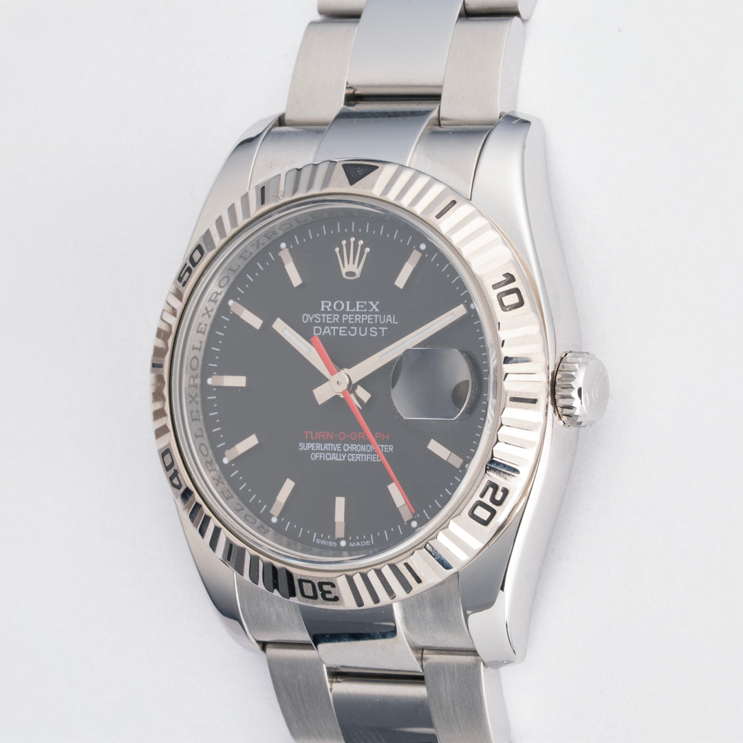 2007 Rolex Datejust Turn-O-Graph Ref. 116264 with Box & Papers