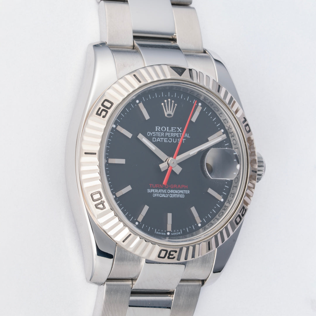 2007 Rolex Datejust Turn-O-Graph Ref. 116264 with Box & Papers