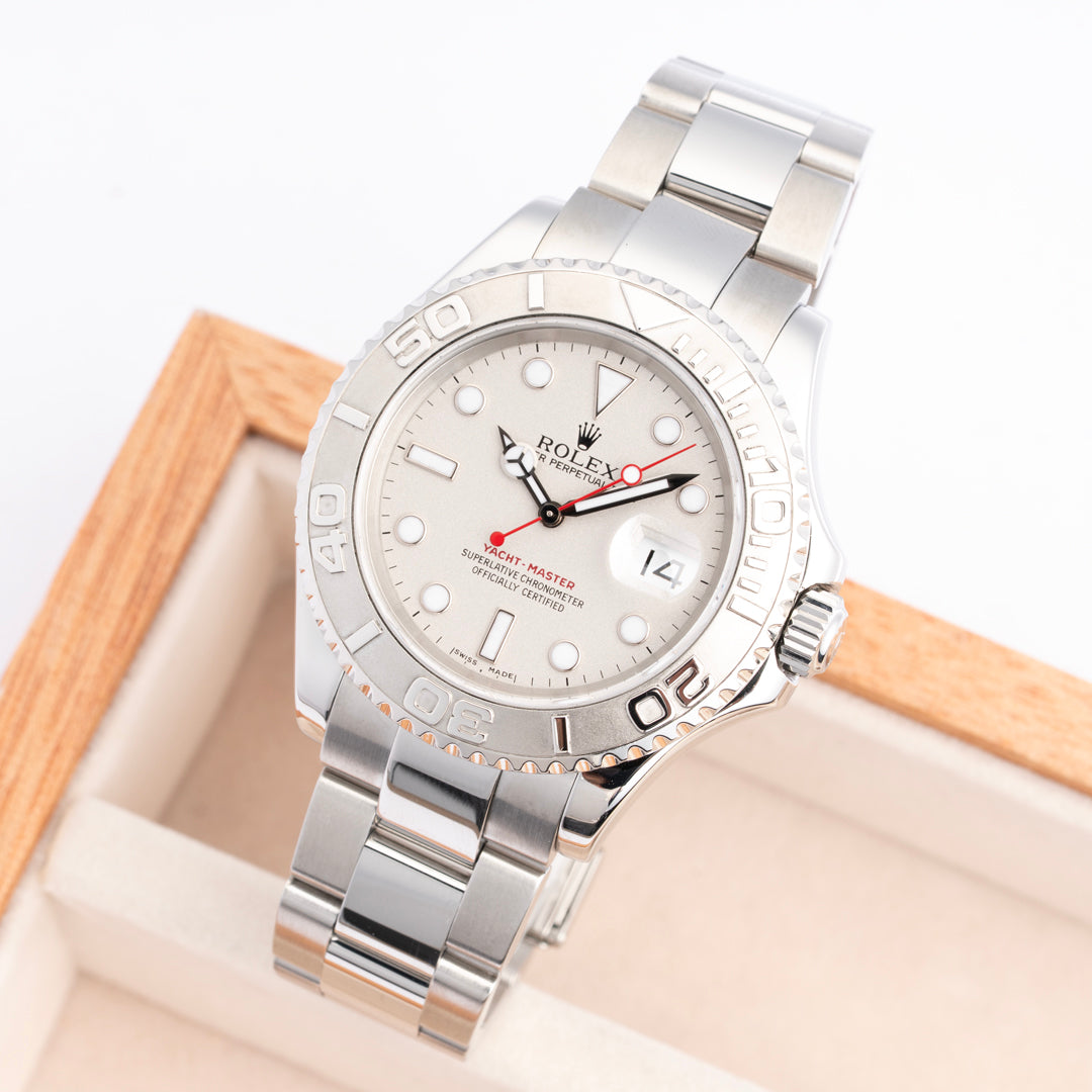 2001 Rolex Yacht-Master Ref. 16622 Platinum with Box & Papers