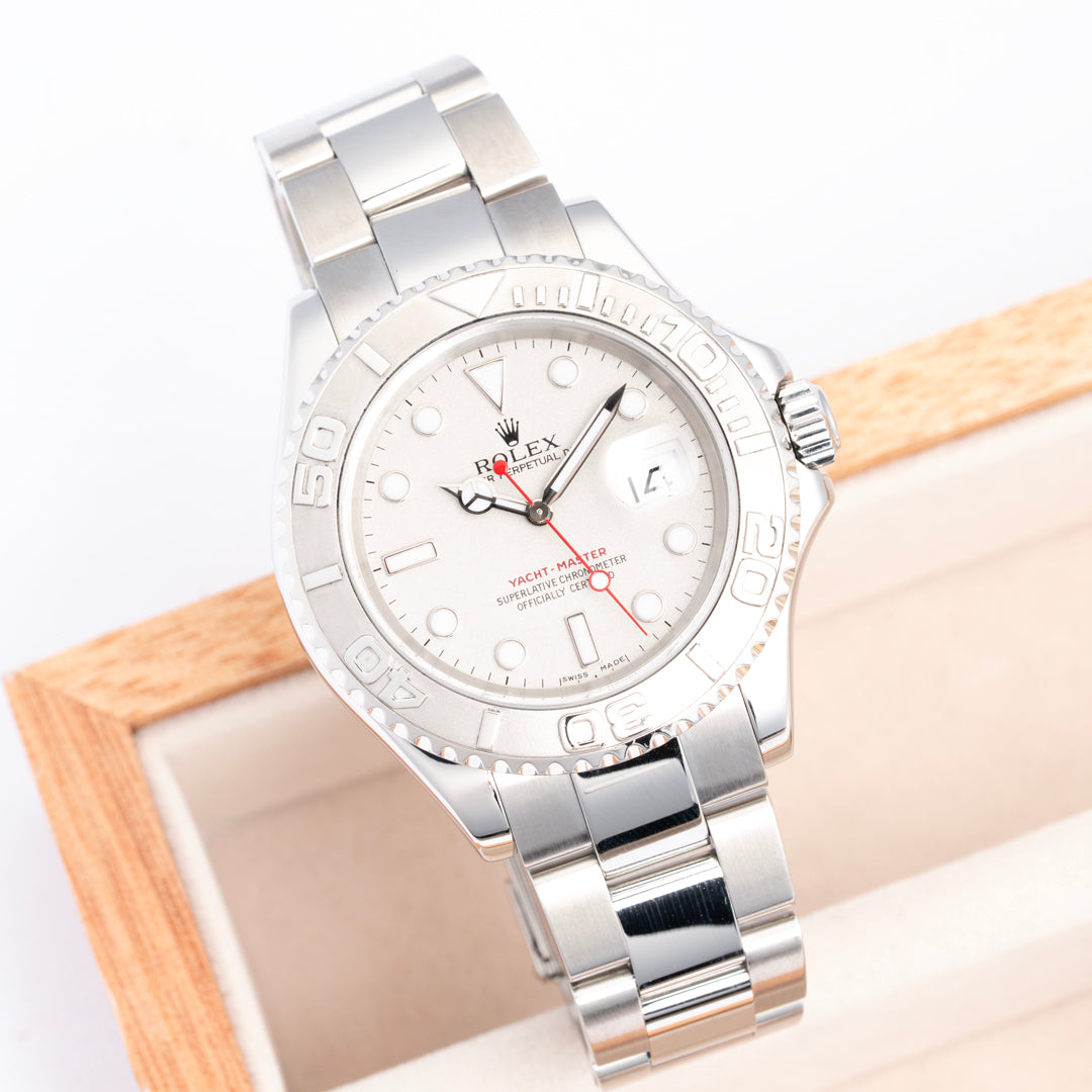 2001 Rolex Yacht-Master Ref. 16622 Platinum with Box & Papers
