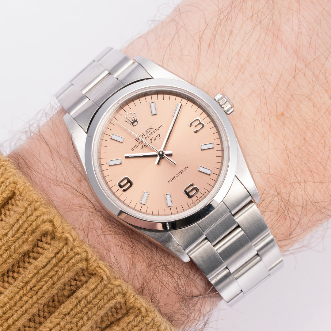 1998 Rolex Air-King Ref. 14000 "Salmon" with Box & Papers