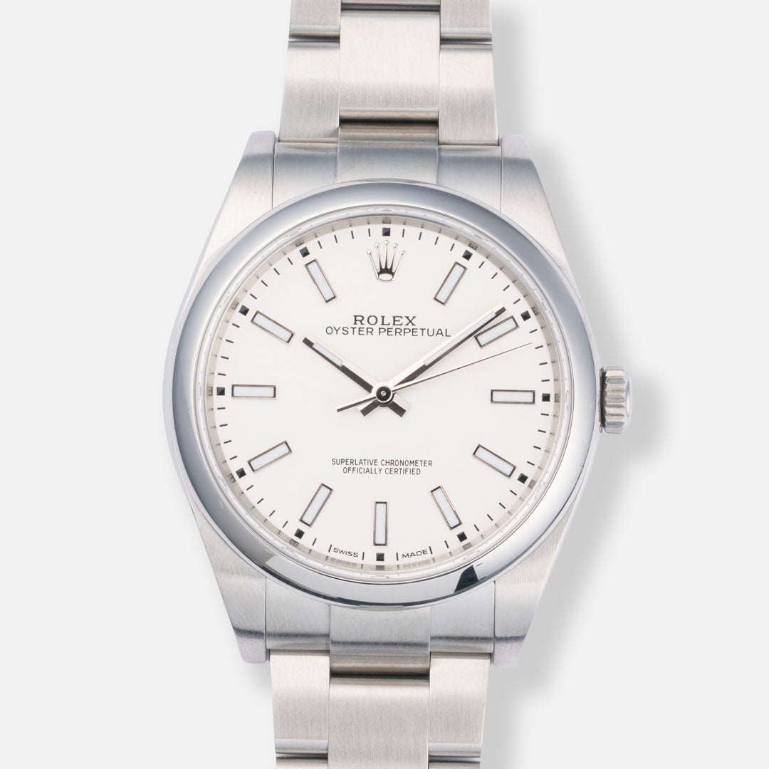 2019 Rolex Oyster Perpetual Ref. 114300 with Box & Papers