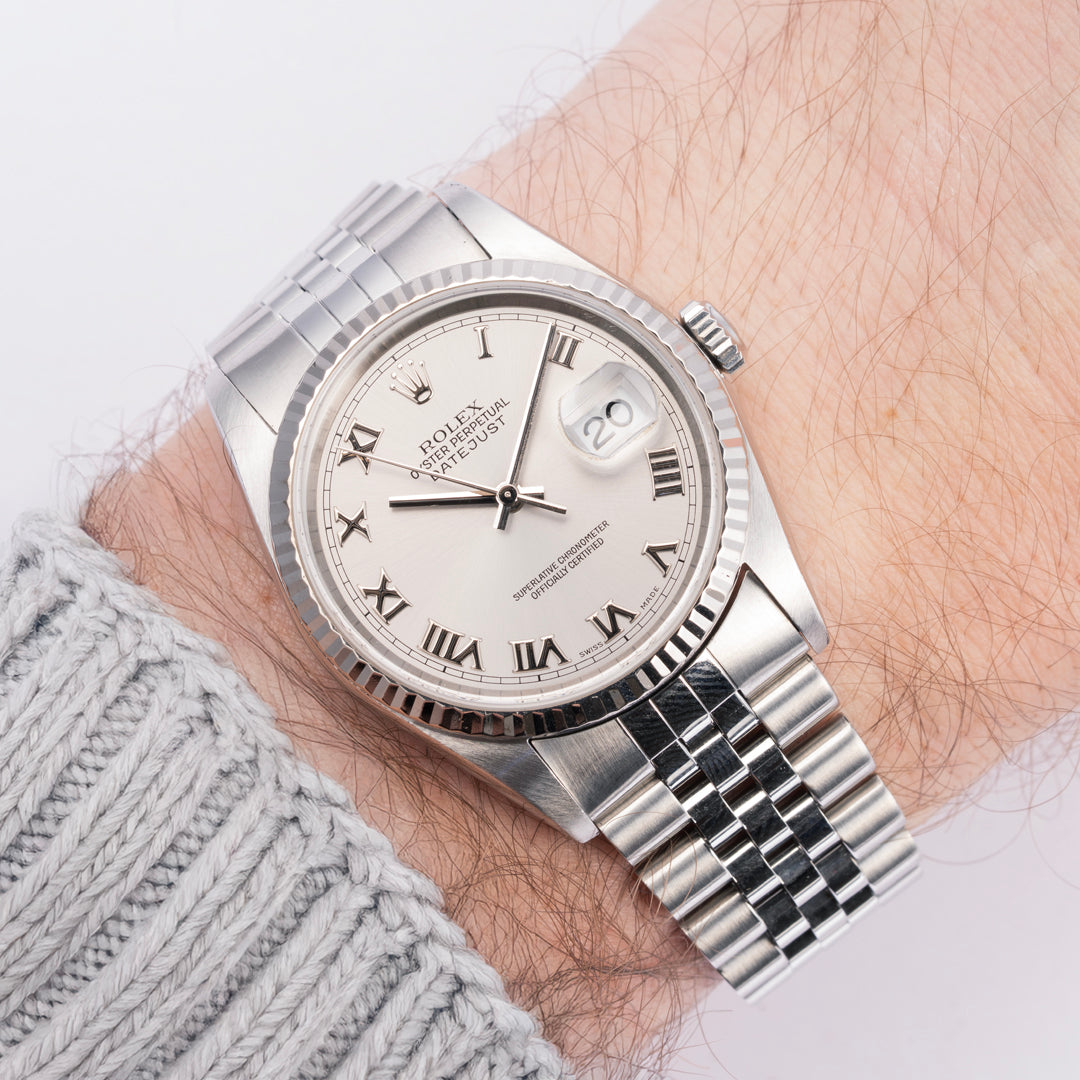 2004 Rolex Datejust Ref. 16234 Rhodium Dial