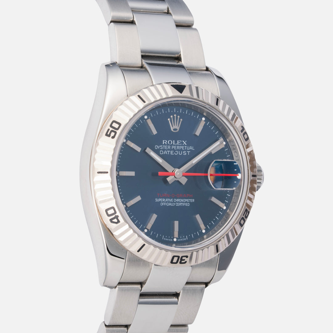 2007 Rolex Datejust Turn-O-Graph Ref. 116264 with Papers