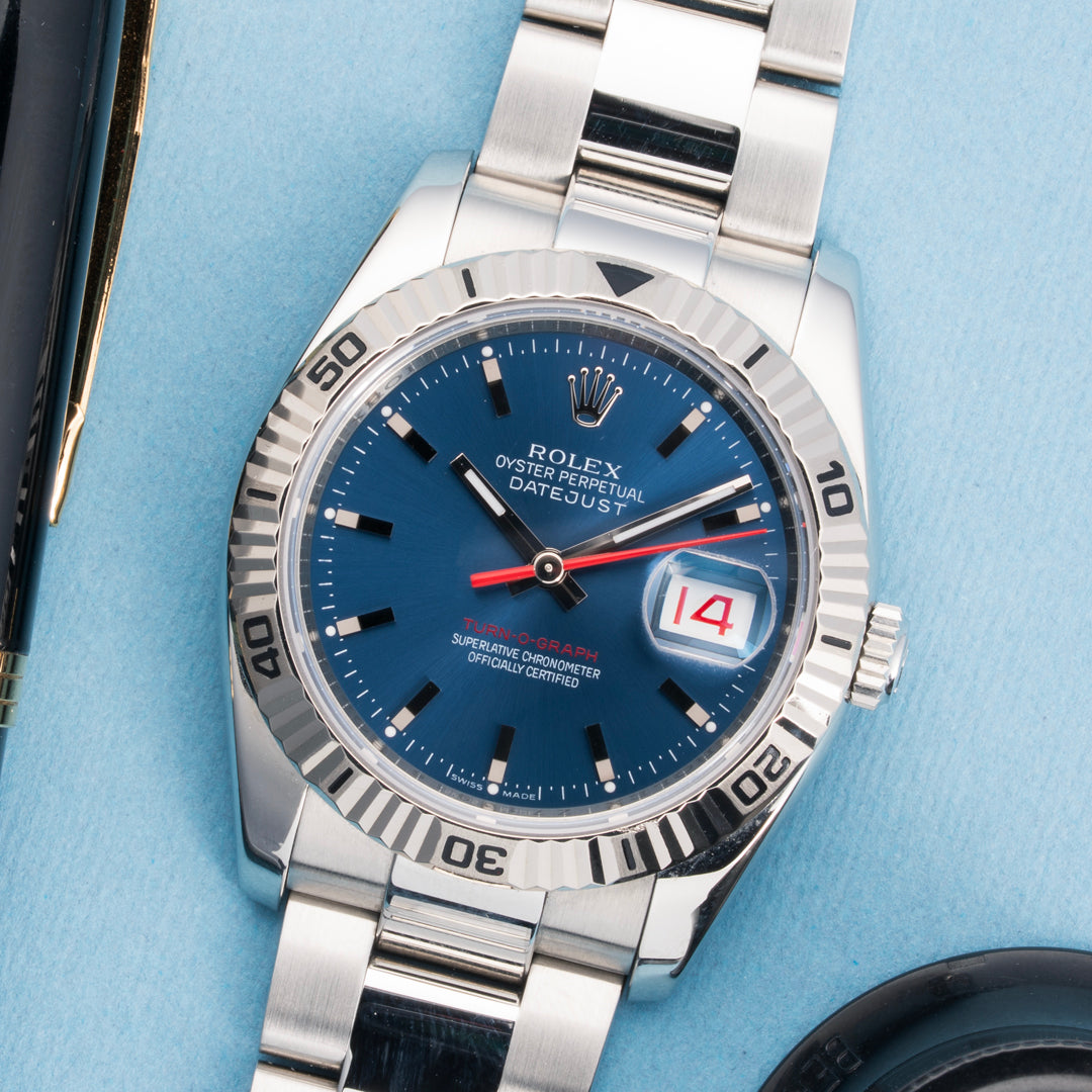2007 Rolex Datejust Turn-O-Graph Ref. 116264 with Papers