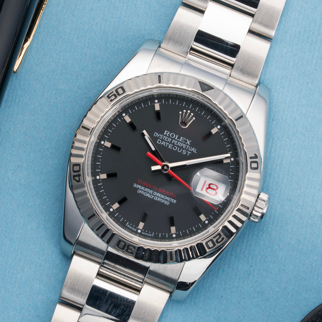 2007 Rolex Datejust Turn-O-Graph Ref. 116264 with Box & Papers