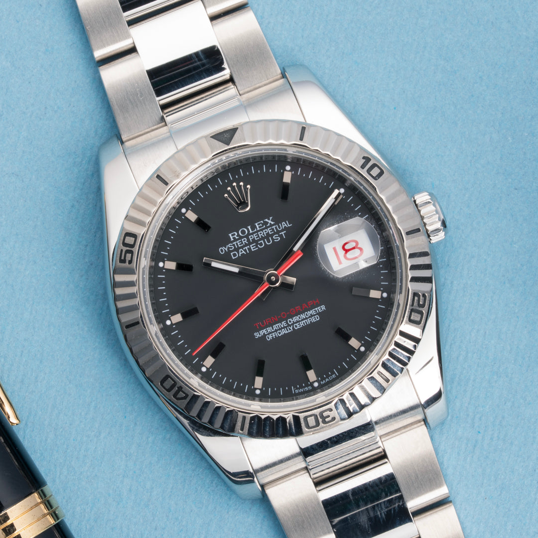2007 Rolex Datejust Turn-O-Graph Ref. 116264 with Box & Papers