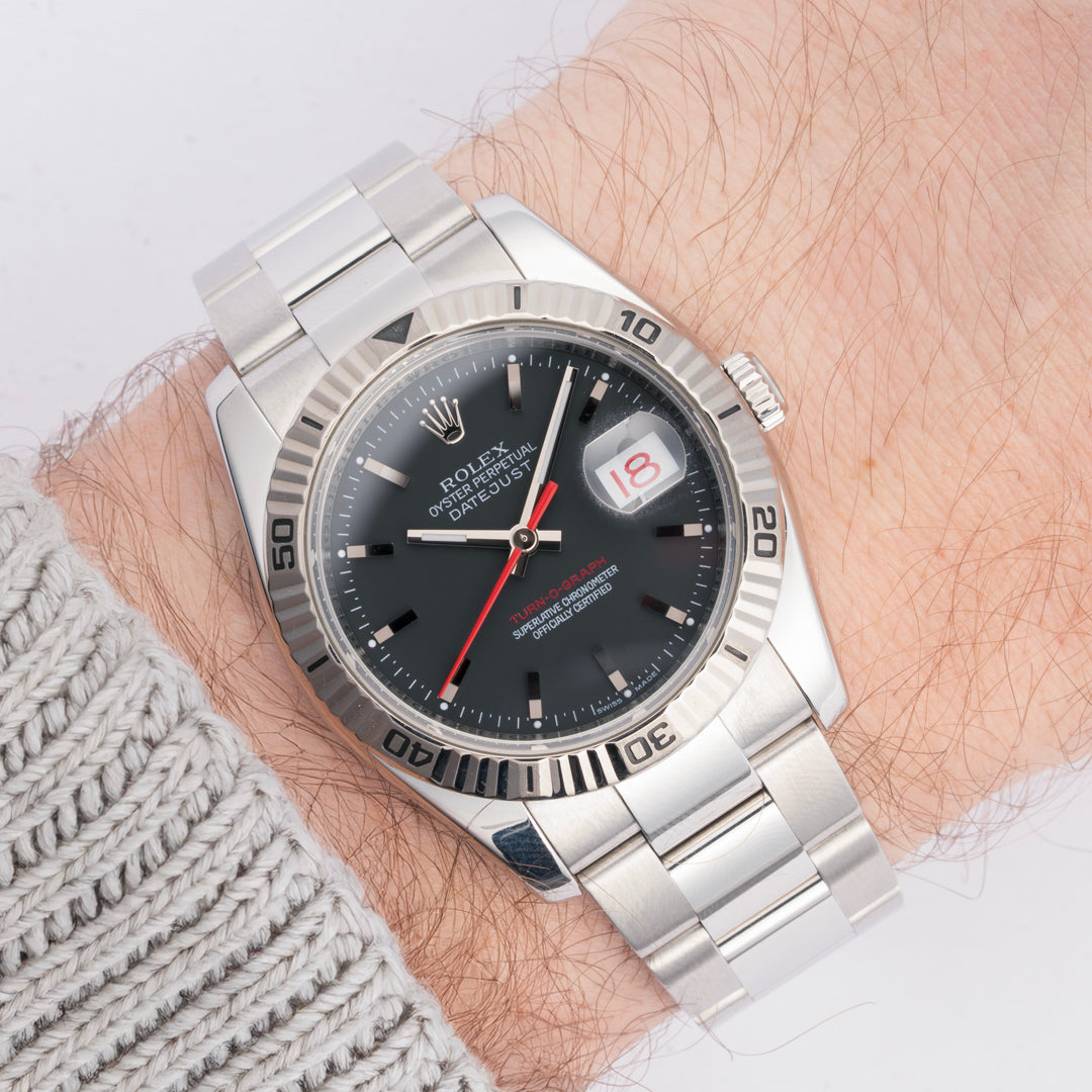 2007 Rolex Datejust Turn-O-Graph Ref. 116264 with Box & Papers