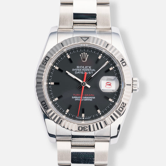 2008 Rolex Datejust Turn-O-Graph Ref. 116264 with Box & Papers