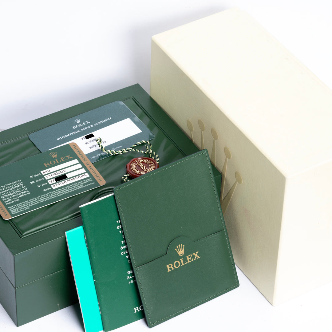 2010 Rolex Milguass Ref. 116400GV with Box & Papers