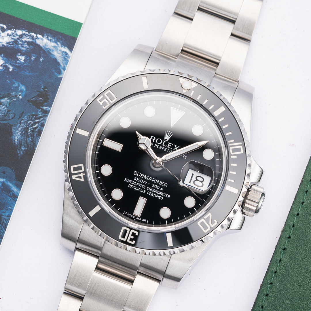 2013 Rolex Submariner Ceramic Ref. 116610LN with Box & Papers