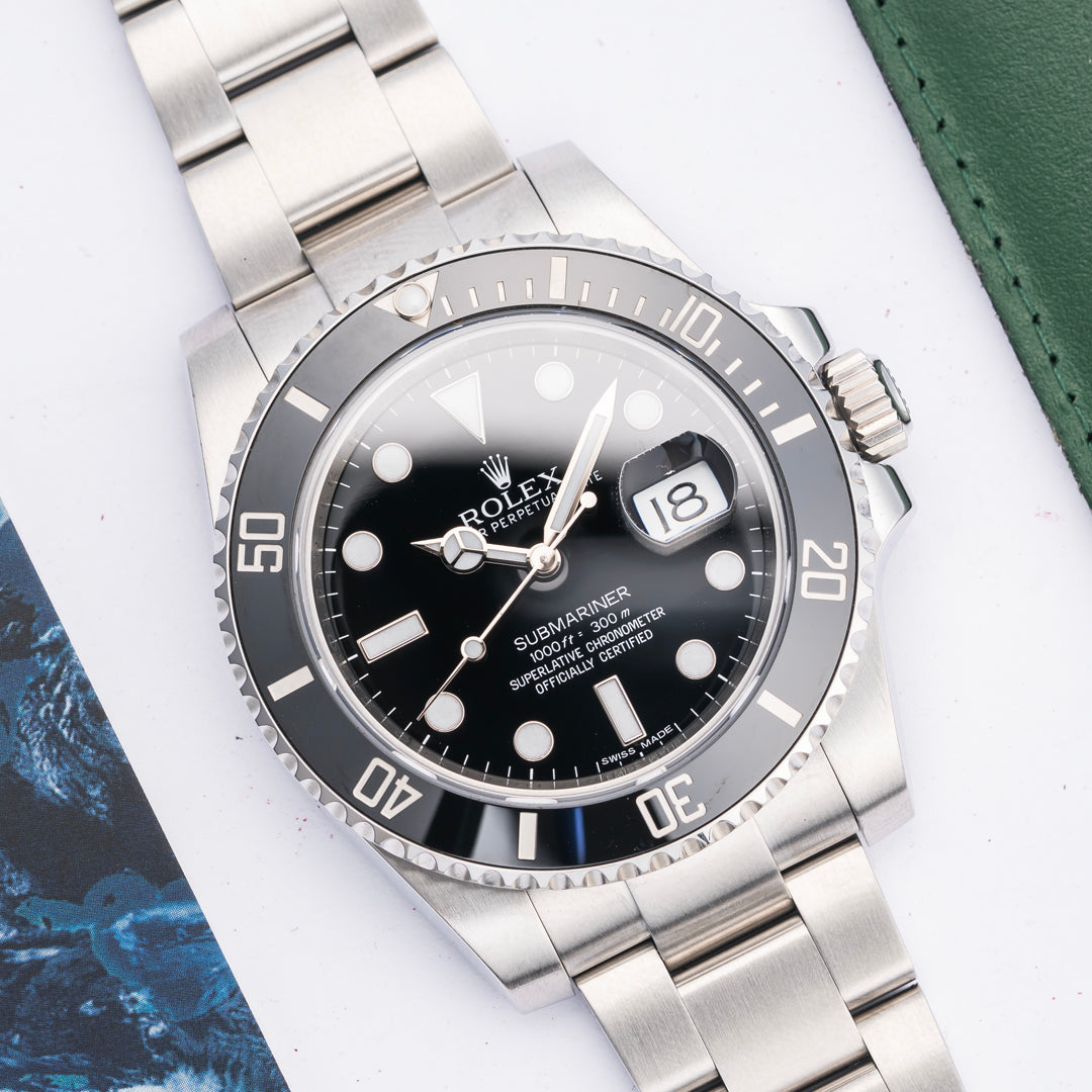 2013 Rolex Submariner Ceramic Ref. 116610LN with Box & Papers